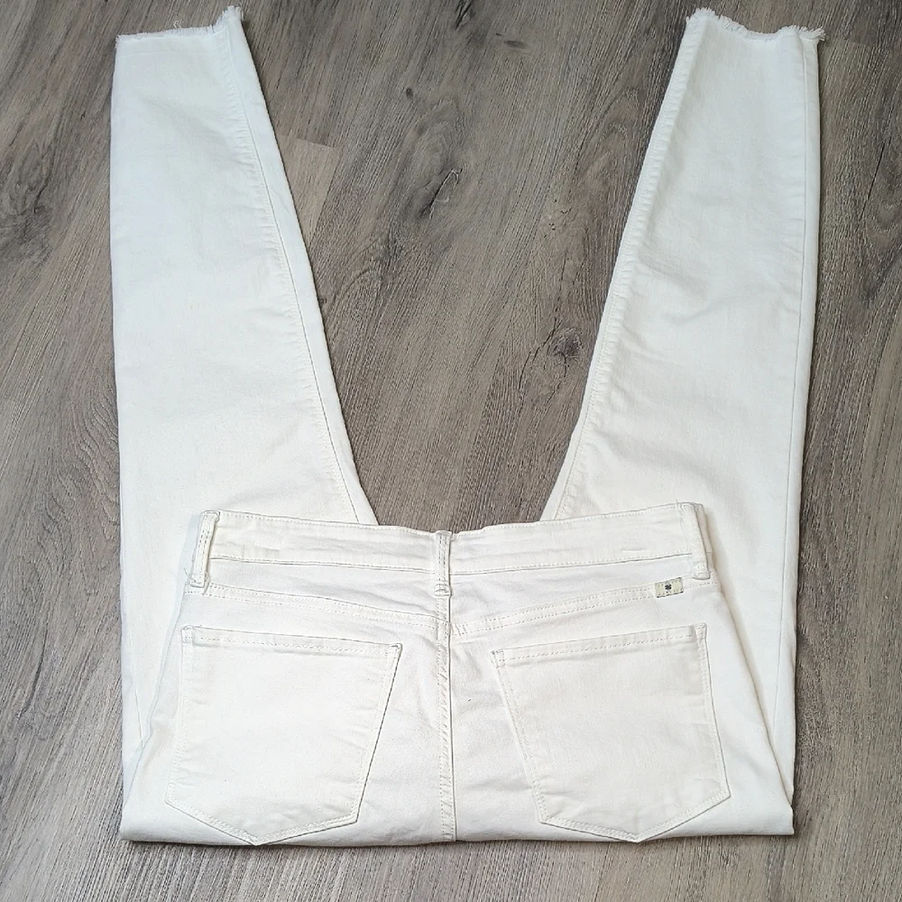sac316🍀Ava Skinny Lucky Brand White Denim Jeans - Picture 3 of 7